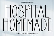 Hospital Homemade, a Sans Serif Font by FreshTypeINK (Thumbnail 1 of 7)