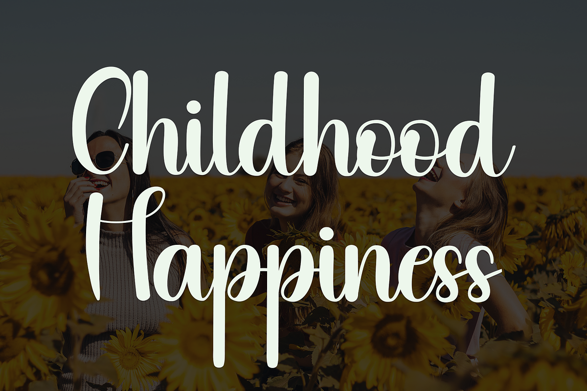 Happy Childern, a Script Font by FreshTypeINK (Photo 8 of 8)