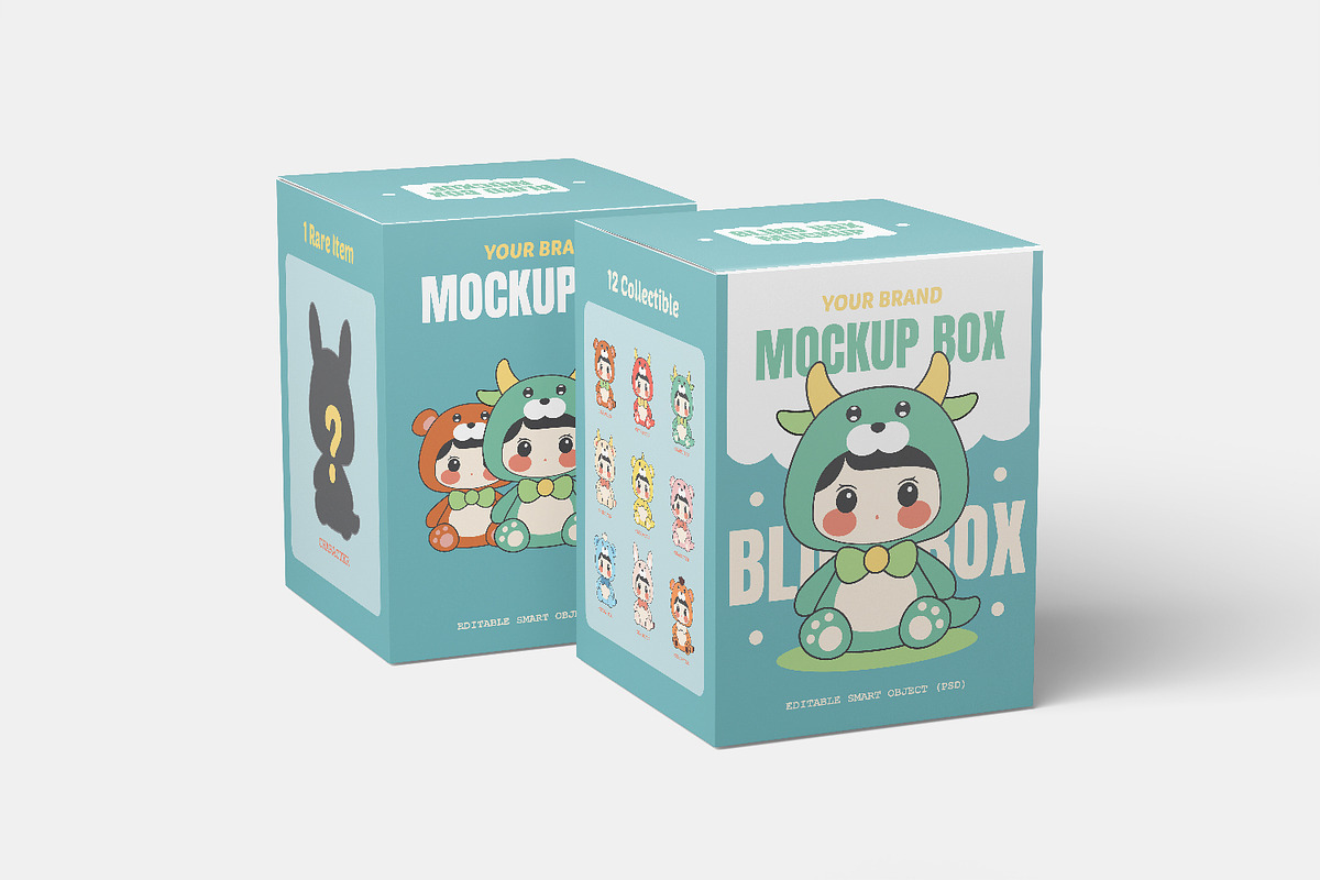Blind Box Packaging Mockup, a Packaging Mockup by Alolieli Studio (Photo 4 of 5)