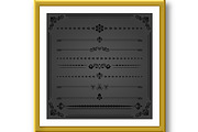 Vintage Big Set of Horizonyal Vector, a Decorative Illustration by FineArtStudio (Thumbnail 2 of 3)