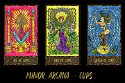 Magic Gate Tarot Deck colorful, a Decorative Illustration by Samiramay (Thumbnail 19 of 27)