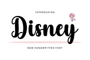 Disney, a Script Font by DN Creative (Thumbnail 1 of 7)