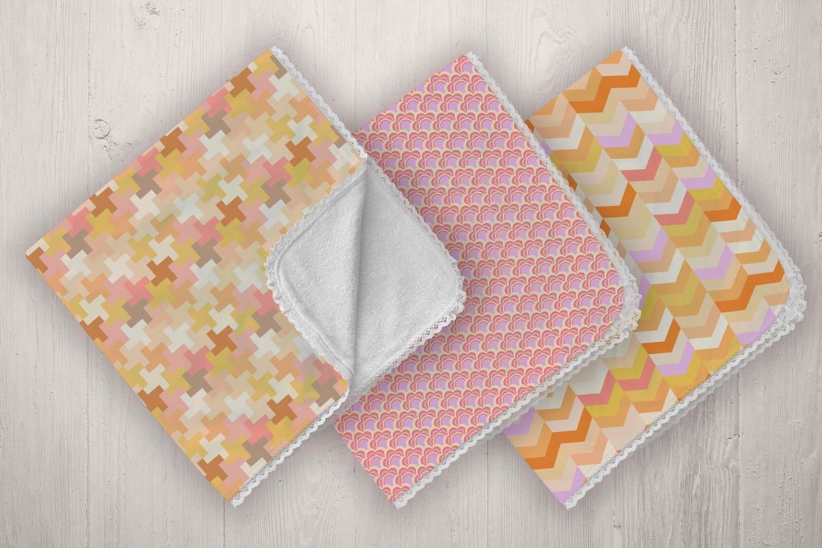 42 Groovy Retro Summer Patterns, a Pattern Graphic by Jennadesigns (Photo 15 of 21)
