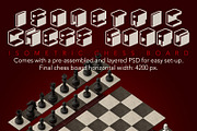 Modular 3D Chess Board (Isometric), a Graphic by ARTOMATIC (Thumbnail 4 of 5)