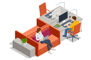 An isometric vector illustration of, a Finance Illustration by Golden Sikorka