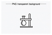 Lab Glassware Tube Flask Icons, an Outline Icon by Designfour (Thumbnail 3 of 7)