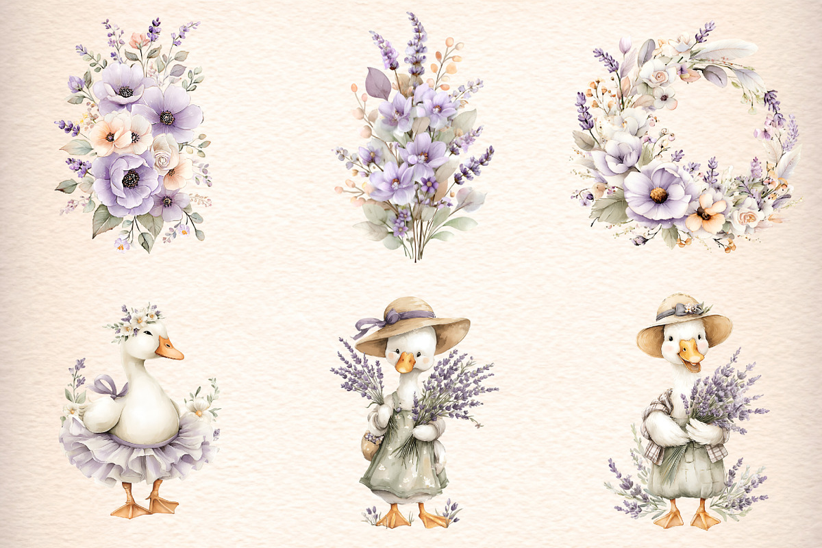 Silly Goose Clipart Spring, an Illustration by Digital Artistic99 (Photo 2 of 11)