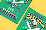 Retro Baseball Tournament Flyer, a Flyer Template by Tiptop Graphic (Thumbnail 3 of 5)