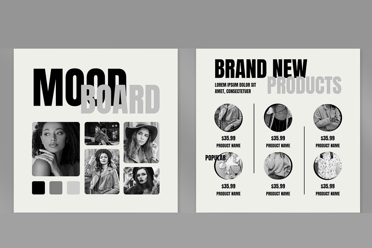 Fashion Social Media Post Layout, a Social Media Template by ContestDesign (Photo 3 of 4)