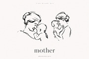 Mother Drawings, a Person Illustration by PeDe Designs (Thumbnail 2 of 6)