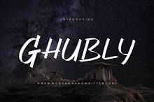 Ghubly - Font