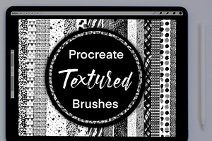 30 Procreate Textured Brushes