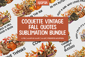 Coquette Vintage Fall Autumn Quotes