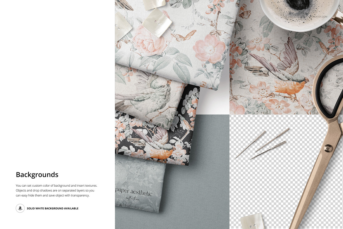 Folded Fabrics Mockup 24/FF v.6, a Product Mockup by creatsy5 (Photo 5 of 7)