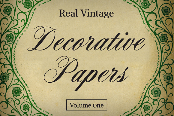Real Vintage Decorative Papers Vol 1 preview 3