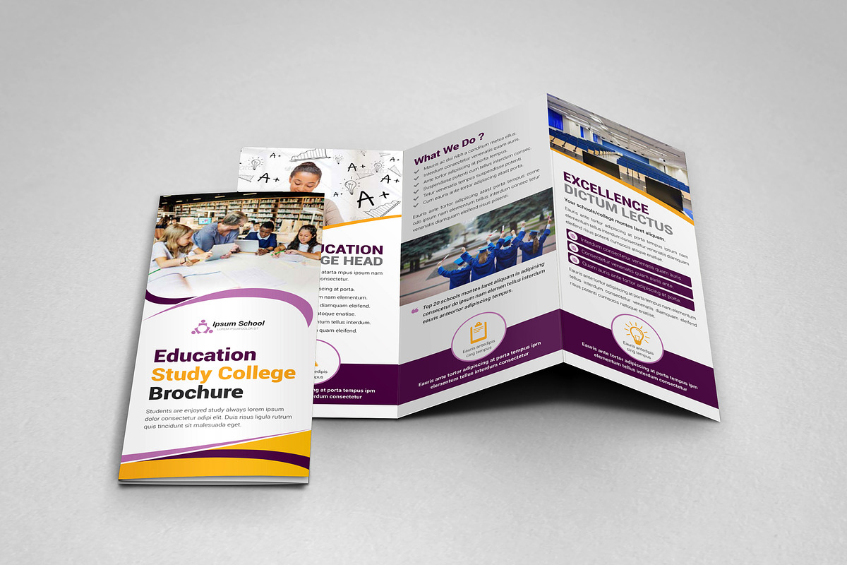 Education College Trifold V3, a Brochure Template by JanySultana (Photo 7 of 10)