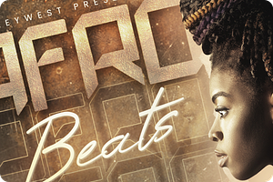 Afro Beat Music Flyer, a Flyer Template by regalDRAW