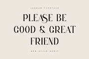 Jangor ligature serif typeface, a Serif Font by yaqublekker (Thumbnail 5 of 10)