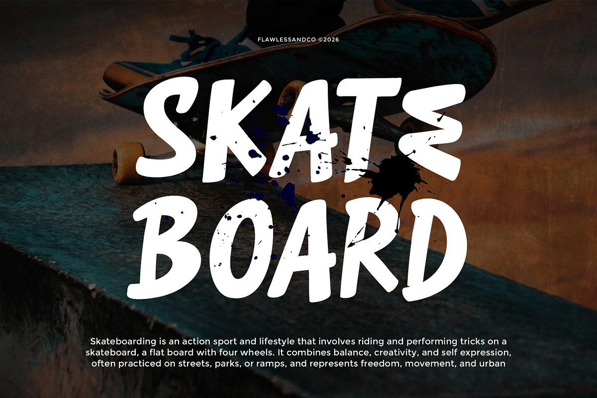 Melliot - Brush Font, a Sans Serif Font by Flawless And Co (Photo 3 of 10)