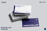 85x55mm Business Card Stack Mockup, a Pens & Pencil Mockup by RamStudio2 (Thumbnail 1 of 10)