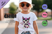 Chibi animals 12. Tshirt, PNG., an Animal Illustration by KENO Mascots (Thumbnail 4 of 6)