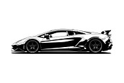 Sports Car Vector Bundle, an Illustration by Designs_River (Thumbnail 5 of 9)