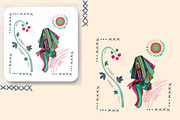 Modern Folk Spring: Symbolic Illustr, an Illustration by FaliushViktoriaArtist (Thumbnail 4 of 9)