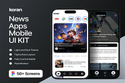 Koran - News Apps Mobile UI KIT, an UI Kit Template by Lumina_ui_ux202 (Thumbnail 1 of 5)