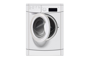 Realistic washing machine, an Object Illustration by Things for designers