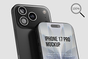 iPhone 17 Pro Max Mockups, an iPhone Mockup by graphiccrew (Thumbnail 11 of 16)