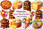 Summer Baking Clipart, a Graphic by CitraGraphics (Thumbnail 1 of 4)