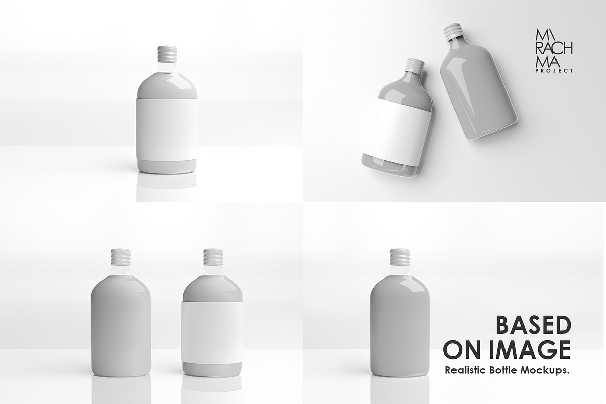 Coldbrew Bottle Mockup Set, a Cups & Container Mockup by Mirachma Project (Photo 2 of 7)