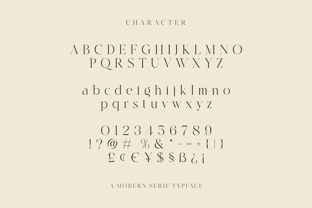 Manuella Modern Serif Typeface, a Serif Font by Dylla_studio (Photo 8 of 9)