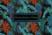 Tropical vintage pattern, a Pattern Graphic by ANAKOTO (Thumbnail 8 of 24)