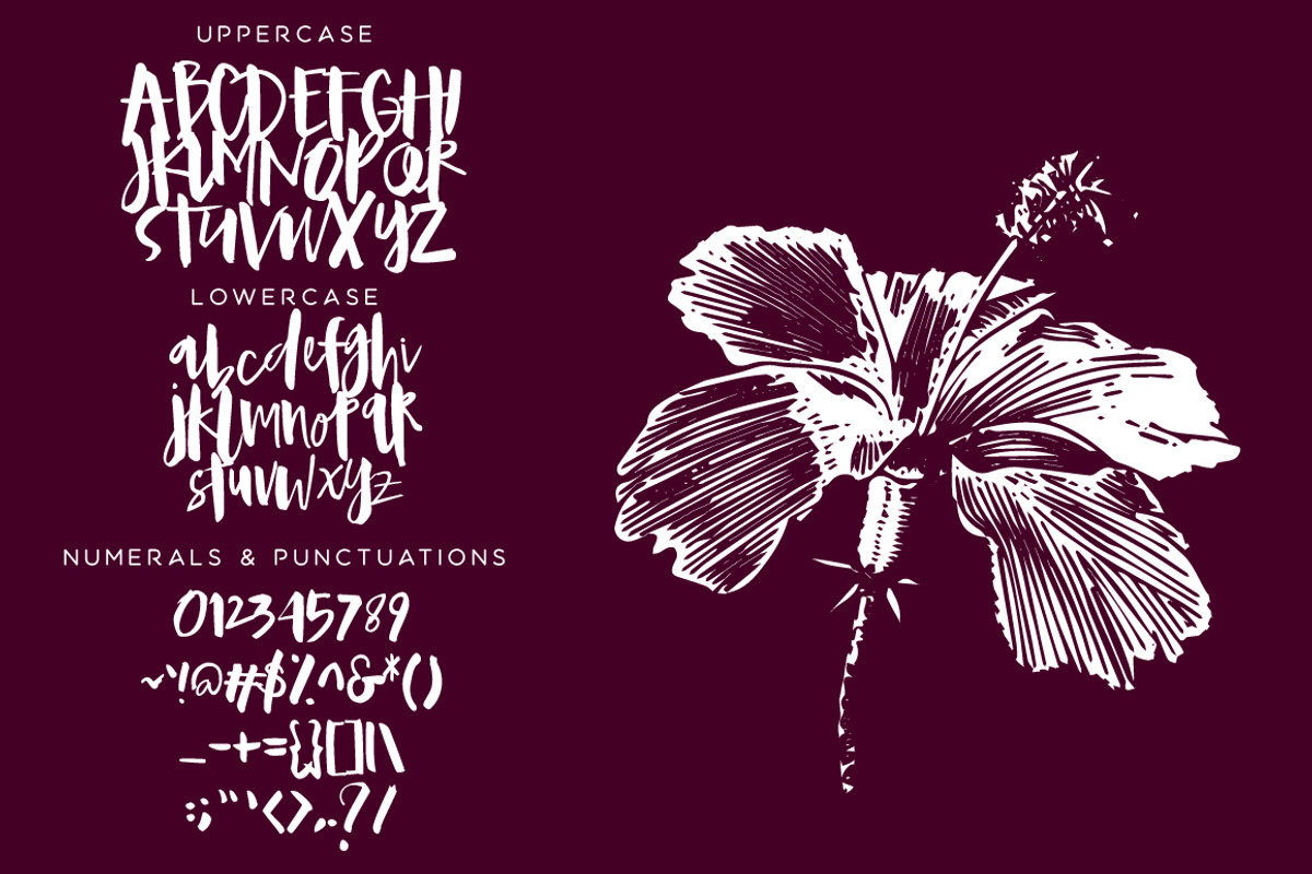 Syahdu Font preview 2