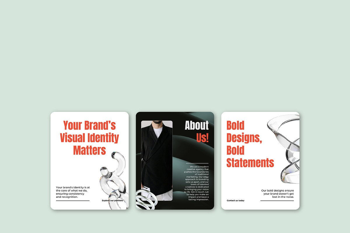 Canva Creative Agency Social Media, a Design Template by SecondBrain Store (Photo 4 of 10)