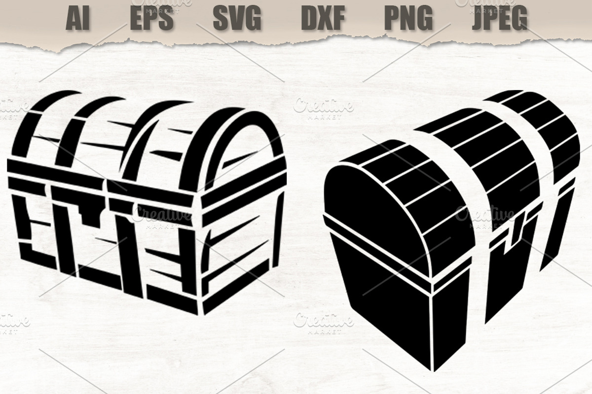 Stencils Treasure Chest, an Object Illustration by MARYCRAFTIRIA (Photo 1 of 3)
