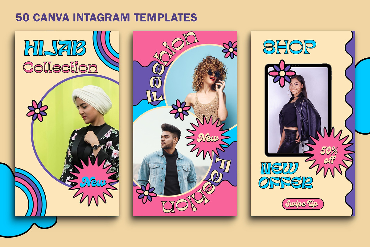 Canva Instagram Fashion Templates, a Social Media Template by Vectorheroes (Photo 10 of 11)