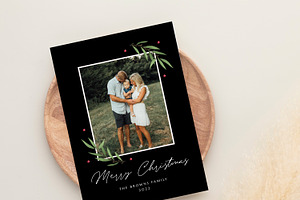 Christmas Card Template CD413