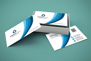 Creative Blue Business Card Template, a Business Card Template by nandinigraphics (Thumbnail 2 of 4)