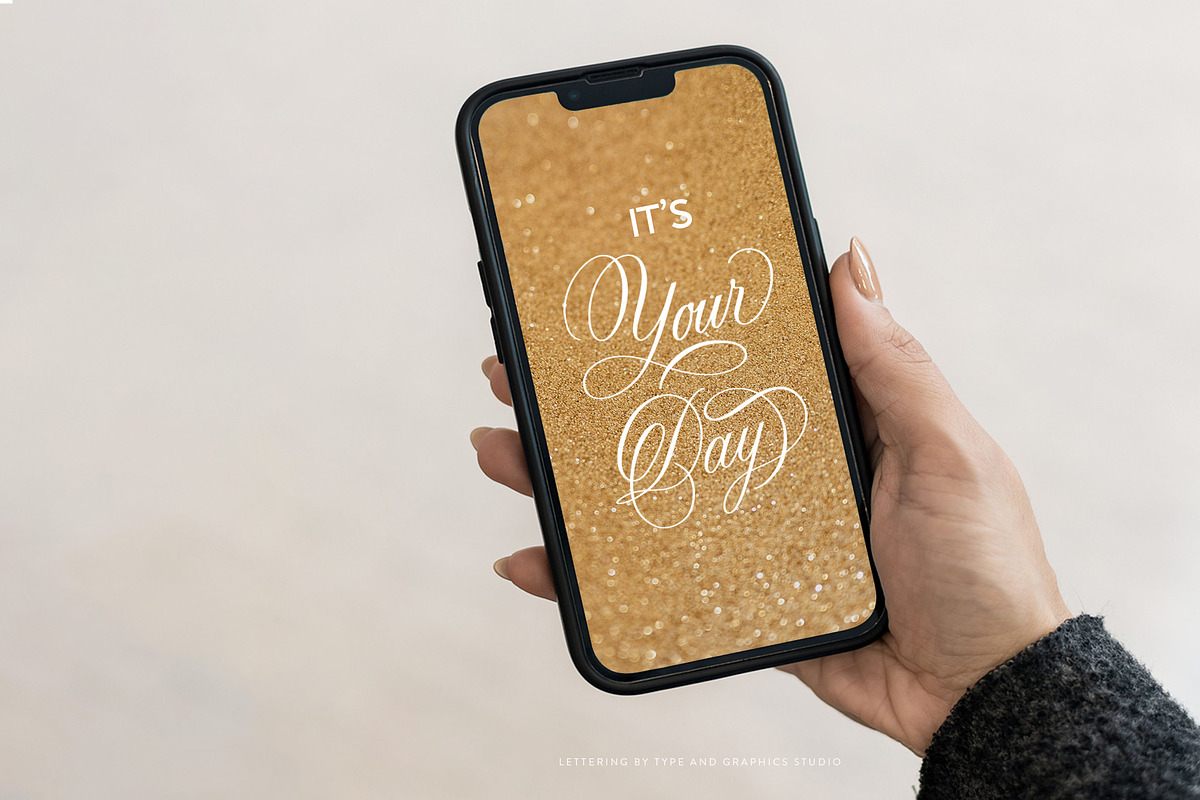 Happy Birthday Lettering Designs, an Object Graphic by Type and Graphics Studio (Photo 10 of 19)