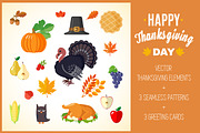 Set of Thanksgiving Elements, an Icon by MalniArt (Thumbnail 1 of 3)