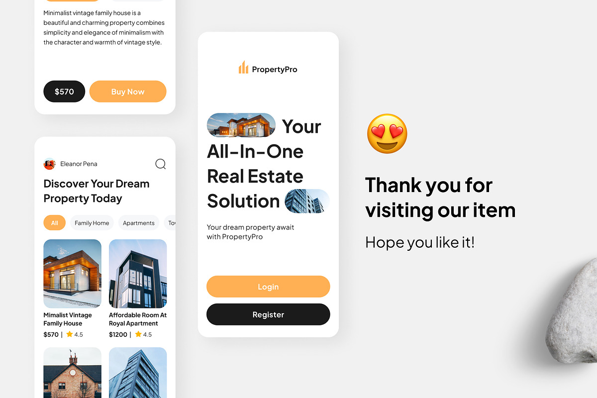 Property Pro - Real Estate Solution, an UI Kit Template by Panen Creative (Photo 3 of 3)