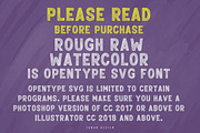 Rough Raw Watercolor Collection, a Handwritten Font by Tanondesign (Thumbnail 8 of 10)