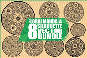 Mandala Cut Files for Cricut Crafts, an Illustration by musafir_fashion (Thumbnail 1 of 9)