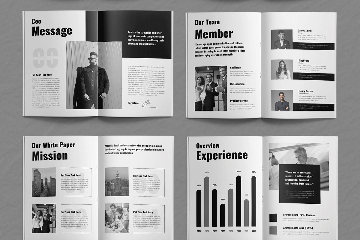 White Paper Layout, a Brochure Template by ContestDesign (Photo 3 of 3)