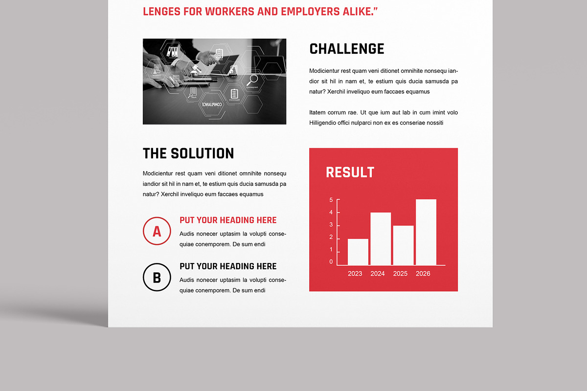 Case Study Design Layout, a Stationery Template by MightyDesign (Photo 5 of 8)