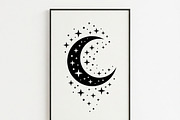 50 Crescent Moon with Stars, an Empty State Illustration by Amazin_art (Thumbnail 34 of 47)
