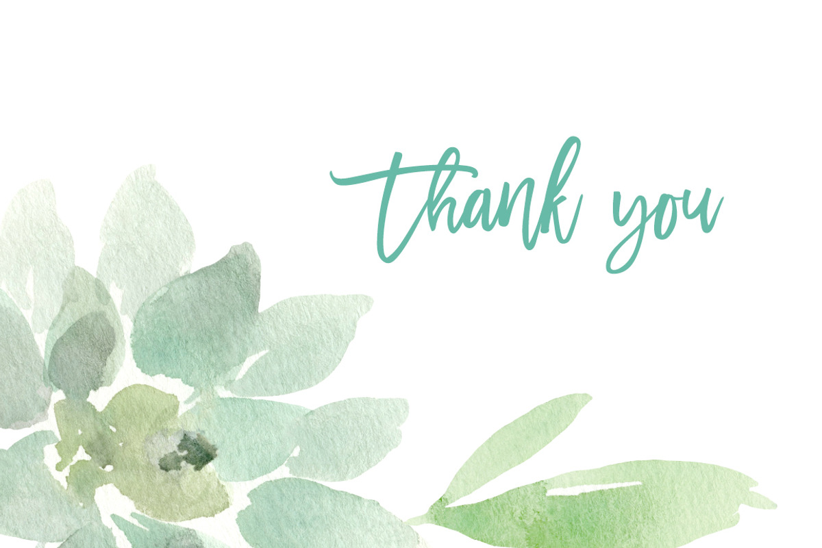 Succulents, White Flowers & Greenery, an Illustration by Kim Thoa Designs (Photo 12 of 12)