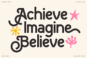 Kravely - Playful Decorative Font, a Sans Serif Font by Font Liner (Thumbnail 2 of 10)